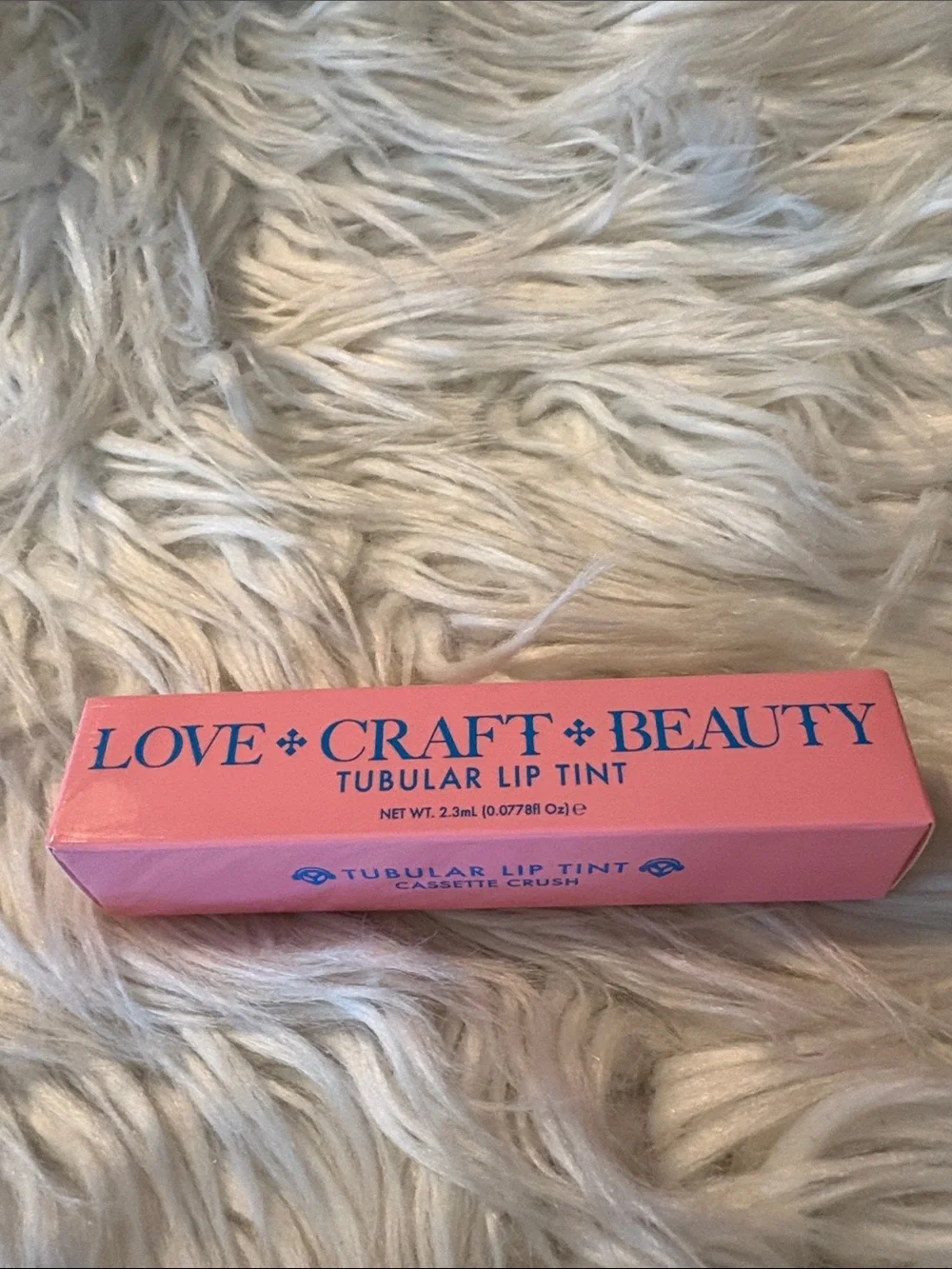 LoveCraft Beauty Tubular Lip Tint — Pink Mauve color is called cassette crush